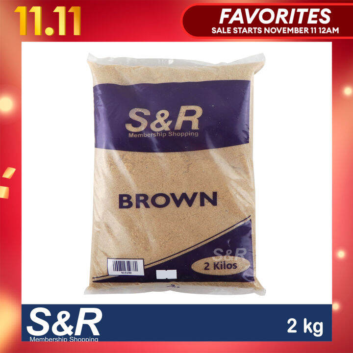 On Sale S&R Brown Sugar 2kg Lazada PH