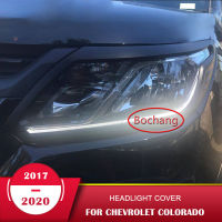 Bochang เชฟโรเลต Holden Colorado ฝาครอบไฟหน้า2017-2020สำหรับเชฟโรเลตโคโลราโด Trailblazer 2017-2019สีดำด้าน