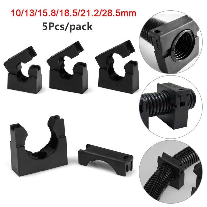 WRONGLY 5Pcs Useful Pipe Support Hardware Fasteners Bellows Hose Hoop