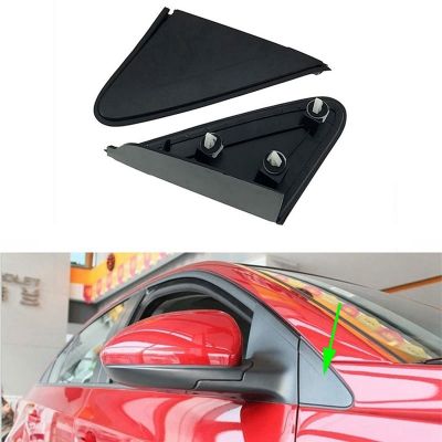 Left/Right Exterior Door Mirror Triangle Panel Rear View Mirror Triangulation Panel for Chevrolet Cruze 2009-2014