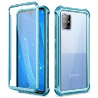 Dexnor เคสใส Samsung Galaxy A71 5G,เคสใสเคลือบโลหะด้วยไฟฟ้าป้องกันทุกส่วนของเครื่อง360ทนทานกันกระเทือนทนทานชั้นกันกระแทกโทรศัพท์