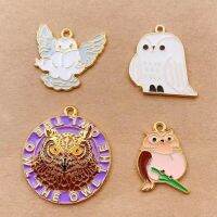 10pcs Enamel Colorful Owl Charms Pendants for Jewelry Making Necklace Earrings DIY Handmade Craft Accessories DIY accessories and others