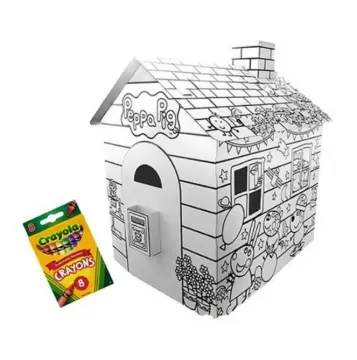 Crayola cardboard cheap playhouse