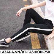 Quần Dài Nữ Thun Phom Rộng Jogger Thể Thao Thời Trang Hàn Quốc - BT