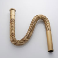 ss Hose Siphon Flexible Sink Drain Bathroom Kitchen Basin Water Tube DN30 Sink Waste Set Bathtub Accessories