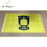 Brøndby IF Flag 3ft * 5ft (90*150ซม.) ขนาดตกแต่งคริสต์มาสสำหรับ Home Flag Banner Gifts