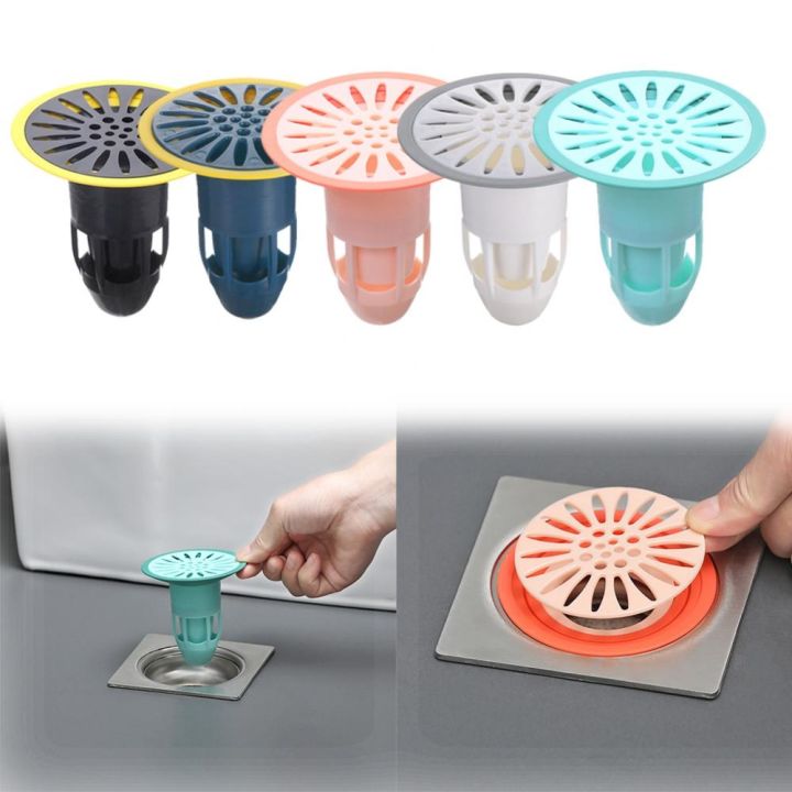 new-shower-floor-strainer-cover-plug-trap-siphon-sink-drain-filter-insect-prevention-deodorant