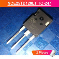 2ชิ้น NCE25TD120LT ถึง-247 NCE 25TD120 LT TO247 25A/1200V พลังงาน IGBT ทรานซิสเตอร์ใหม่แบบดั้งเดิม