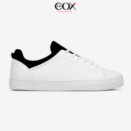 Giày Sneaker Da Unisex Dincox Cox43 White Black thumbnail