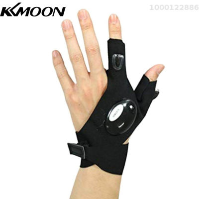 Kmoon ถุงมือคืนขวา/ซ้าย1ชิ้นพร้อมไฟ LED ซ่อมบ้าน