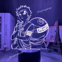 Naruto Sasuke Uchiha Gaara Kakashi Hyuga Hinata Uchiha Itachi Uzumaki Naruto LED Night Light Color Changing Touch Remote Bedside Lamp Cool Gift for Naruto Fans