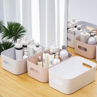 Desktop Storage Box Sundry Storage Student Snack Plastic Cosmetic Storage Box Household Kitchen Sorting Box Makeup Box