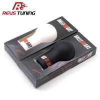 【cw】 White/Black Resin Universal Ralliart Car Racing Manual Gear Shift Knob Shifter Lever With 3 Adapters