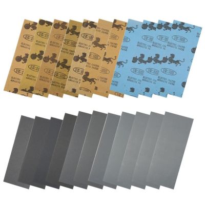 【CW】 Wet Dry Sandpaper Sheets 400/600/800/1000/1200/1500/2000/2500  Paper Carbide Coarse