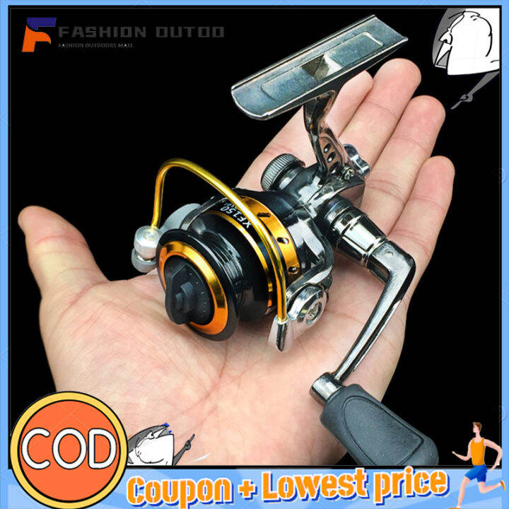 【คลังสินค้าพร้อม】Spinning Reel Mini Portable Right/left Swap Handle Fly