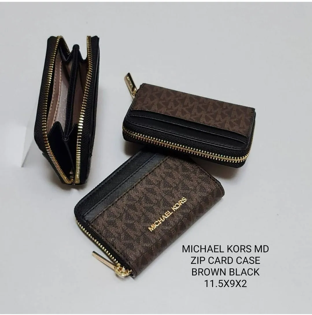 Michael Kors Sm Za Coin Card Case Black  Coin Wallet  fashionette