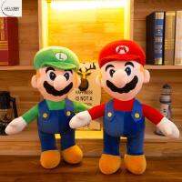 ตุ๊กตาหมอนของเล่นนุ่มๆ HELLOBBY ของตกแต่งบ้านอุปกรณ์คอสเพลย์ Game Mario สุดๆ Kado Ulang Tahun ของตกแต่งบ้านพวงกุญแจโลหะของเล่นตุ๊กตาซูเปอร์มาริโอตุ๊กตาหนานุ่มซูเปอร์มาริโอตุ๊กตาผ้ากำมะหยี่