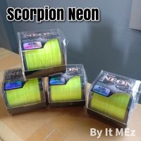 ของแท้ ราคาถูก ❗❗ เอ็นตกปลา Scorpion Neon เหนียวนุ่มกว่าสายเอ็นทั่วไป เหมาะกับงานตกกุ้ง fishing line