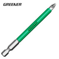 Greener 25 50 65 70 90 150มิลลิเมตร PH2ไขควงชุดลื่นแม่เหล็กชุดหัวข้ามความแข็งสูงมือสว่านสกรูไฟฟ้า