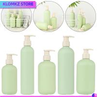 KLOMKZ 200ML~500ML พลาสติกครับ ขวดกลม กันสนิม เครื่องจ่ายสบู่โฟม รีฟิล แชมพูเจลอาบน้ำ สำหรับโลชั่นเหลว