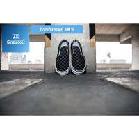 VANS Slip-On (Checkerboard) - Black/Pewter Check