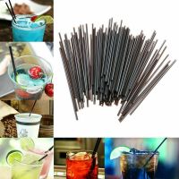 500/300/100Pcs Plastic Cocktail Straws Celebration Drink Supplies