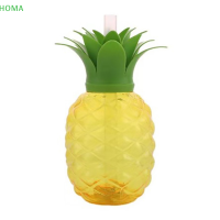 ?【Lowest price】HOMA ขวดน้ำพร้อมหลอดทำจากสตรอเบอร์รี่ถ้วยพลาสติกสับปะรดแบบพกพาสำหรับงานแต่งงานฤดูใบไม้ผลิงานเลี้ยงฉลองวันเกิดของตกแต่งโต๊ะ