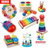 Đồ chơi giáo cụ montessori bằng gỗ loại mới cho bé từ 1 tuổi trở lên phát - ảnh sản phẩm 1