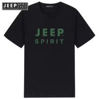 เสื้อยืดแขนสั้นชายผ้าคอตตอนยี่ห้อ JEEP 1941