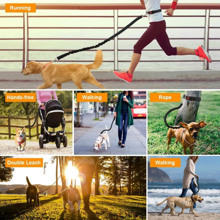 hot-dogs-leash-waist-rope-adjustable-hand-free-dog-harness-collar-pet-walking-running-jogging-lead-waist-belt-chest-strap