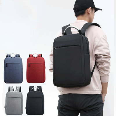 Emerald MenS Backpack Student Schoolbag Business Laptop Backpack Usb Charging Male Backpack