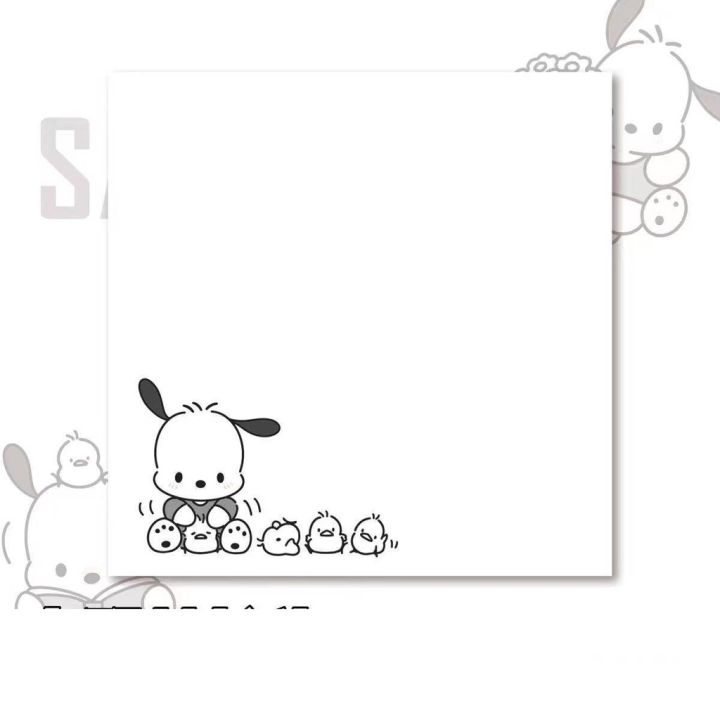 sanrio-กระดาษโน๊ต-ลายการ์ตูนซานริโอ้น่ารัก-แบบเรียบง่าย-สําหรับนักเรียน