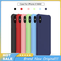 สีลูกอมกันลื่นป้องกันเต็มรูปแบบ TPU ฝาครอบโทรศัพท์มือถือสำหรับ iPhone XS XR XS Max