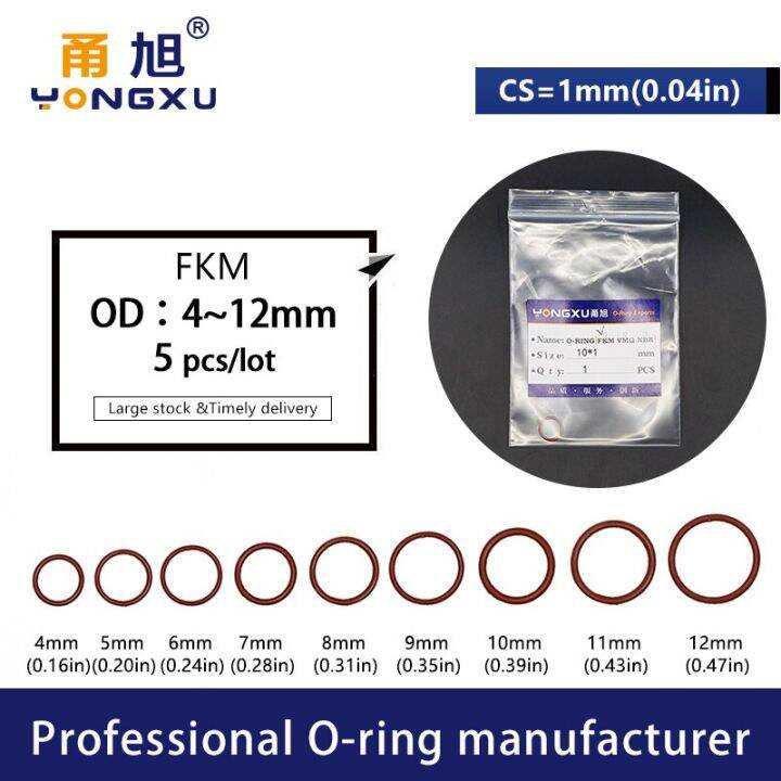 10pcs-lot-brown-fkm-fluorine-rubber-o-rings-seals-cs1mm-od4-5-6-7-8-9-10-11-12-1mm-o-ring-seal-gasket-rings-fuel-sealing-washer-gas-stove-parts-access