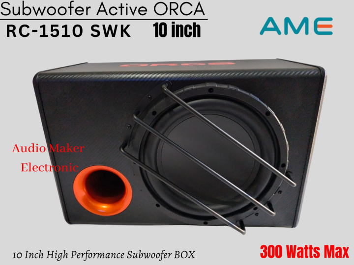 Subwoofer Active Orca Rc Swk Bassbox Inch Lazada Indonesia