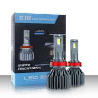 2PCS S10 H1 H4 H7 Led Canbus Lamps H8 H9 H11 Headlight Bulbs 20000LM 70w H16 JP HB3 9005 HB4 9006 Car Lights 6000K Super Bright Bulbs  LEDs  HIDs