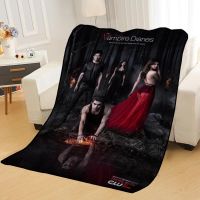 The Vampire Diaries Blanket Mat Tapestry Soft Bedspread Beach Towel Warm Travel Cover For Kids Boys Girls Gift