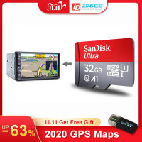 GPS map for 2 din car radio android Sygic GPS Navigation Maps free update micro SD card 32GB Europe Russia spain middle east