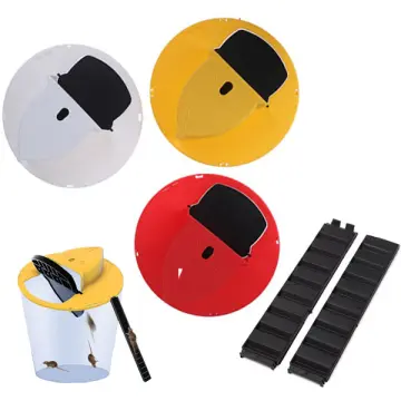 Bucket Mouse Trap - Reusable Flip Slide Lid with Mouse Catcher - Slide  Ladder Included (Bucket Not Included)