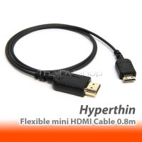 Best Seller!!! Hyperthin flexible mini HDMI Cable 0.8m สายสัญญาณภาพ mini HDMI แบบอ่อน ความยาว 0.8 เมตร