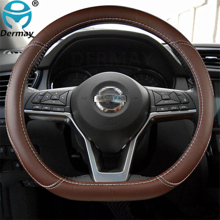 d-shape-car-steering-wheel-cover-pu-leather-for-nissan-rogue-sport-hybrid-2017-2019-2020-qashqai-2019-2020-id-cover