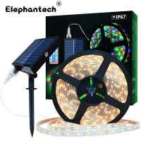 5M/10M Solar LED Strip Light 8 Modes Christmas Colorful Fairy Lights Outdoor IP67 Waterproof Patio Garden Decoration Solar Lamp Outdoor Lighting