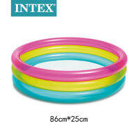 [COD]INTEX57104 สระว่ายน้ำเด็กสามห่วงเรืองแสงสระว่ายน้ำเด็กเล่นสำหรับครอบครัวของเล่นเด็กที่นั่งสระว่ายน้ำ