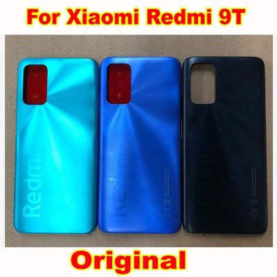 Original Best Back Battery Cover Housing Door Rear Case For Xiaomi Redmi 9T J19S M2010J19SG Phone Lid With Adhesive Tape