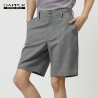 DAPPER กางเกงขาสั้น Plaid Shorts สีเทา