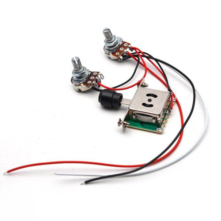 2-pickups-wiring-harness-prewired-3-way-switch-1t1v-500k-pots-for-fd-tl-replacement-guitar