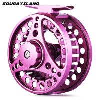 ZZOOI Sougayilang Fly Fishing Reel CNC Full Metal Aluminum Spool 5/6WT Large Arbor Left and Right Hand Fly Reels Fishing Tackle