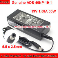 Genuine 30W Charger ADS-40NP-19-1 19030E Ac Adapter 19V 1.58A for Hp 24F MONITOR 22EP 23ER DISPLAY Power Supply