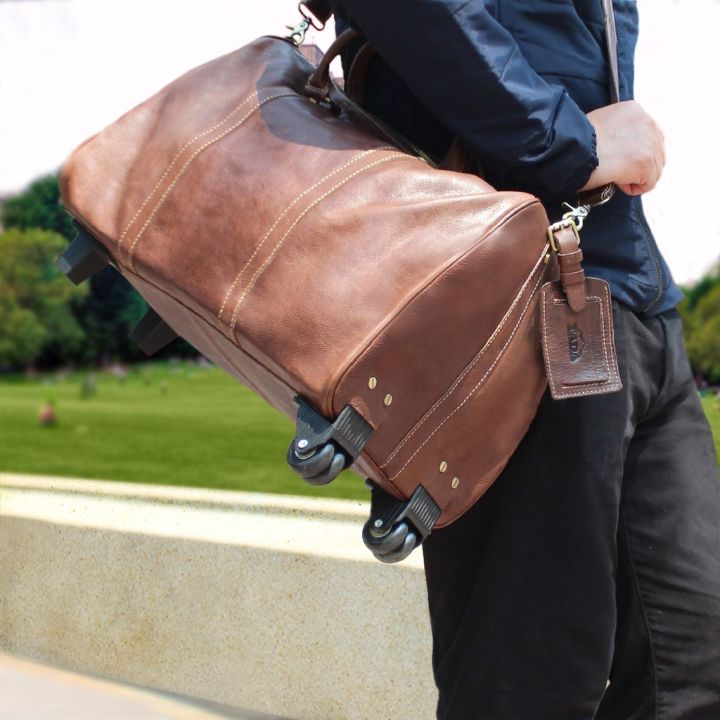 กระเป๋าเดินทางหนังแท้-รุ่น-erik-travel-bag