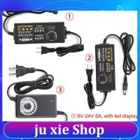 JuXie store 220V To 9V-24V 1A 3A 5A Universal Charger Adjustable Power Supply Adapter 5V 12V 18V DC Converter connector Transformer